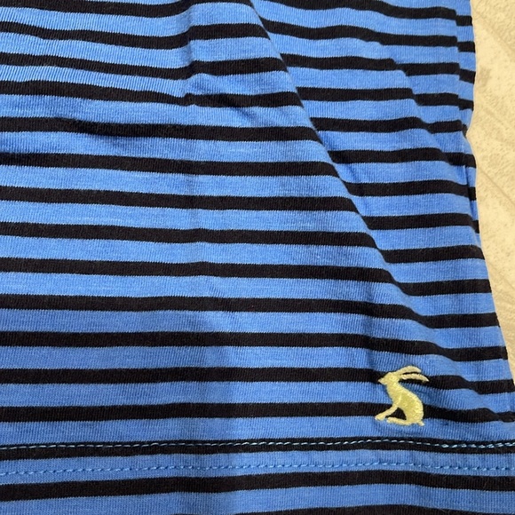Joules long sleeve blue stripe tee shirt, size 6 kids - Picture 3 of 5